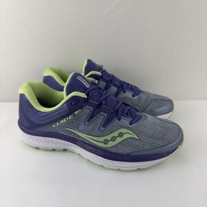 Saucony Guide ISO‎ Women's Running Shoes Size 9.5 Gray Purple Green S10415-1